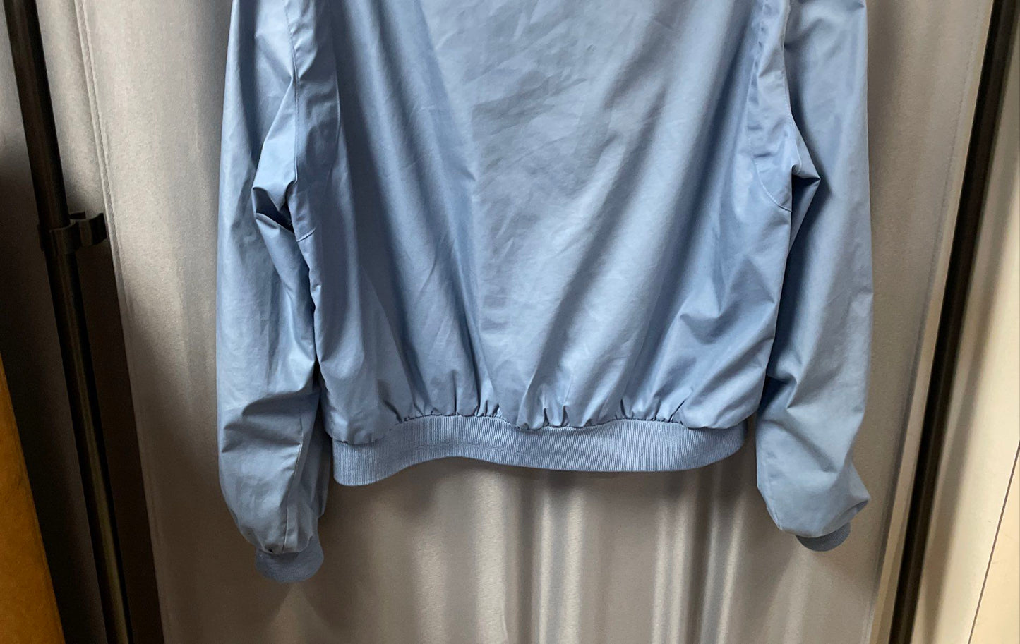 Vintage 80s 90s Members Only Iconic Racer Jacket Light Blue Sz 42