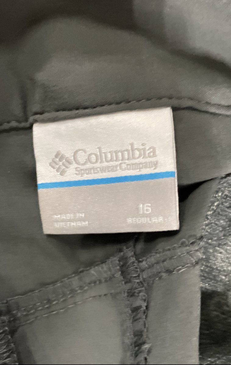 Columbia Women's Saturday Trail Straight Leg Pants Grey Active Fit Sz 16W NWT