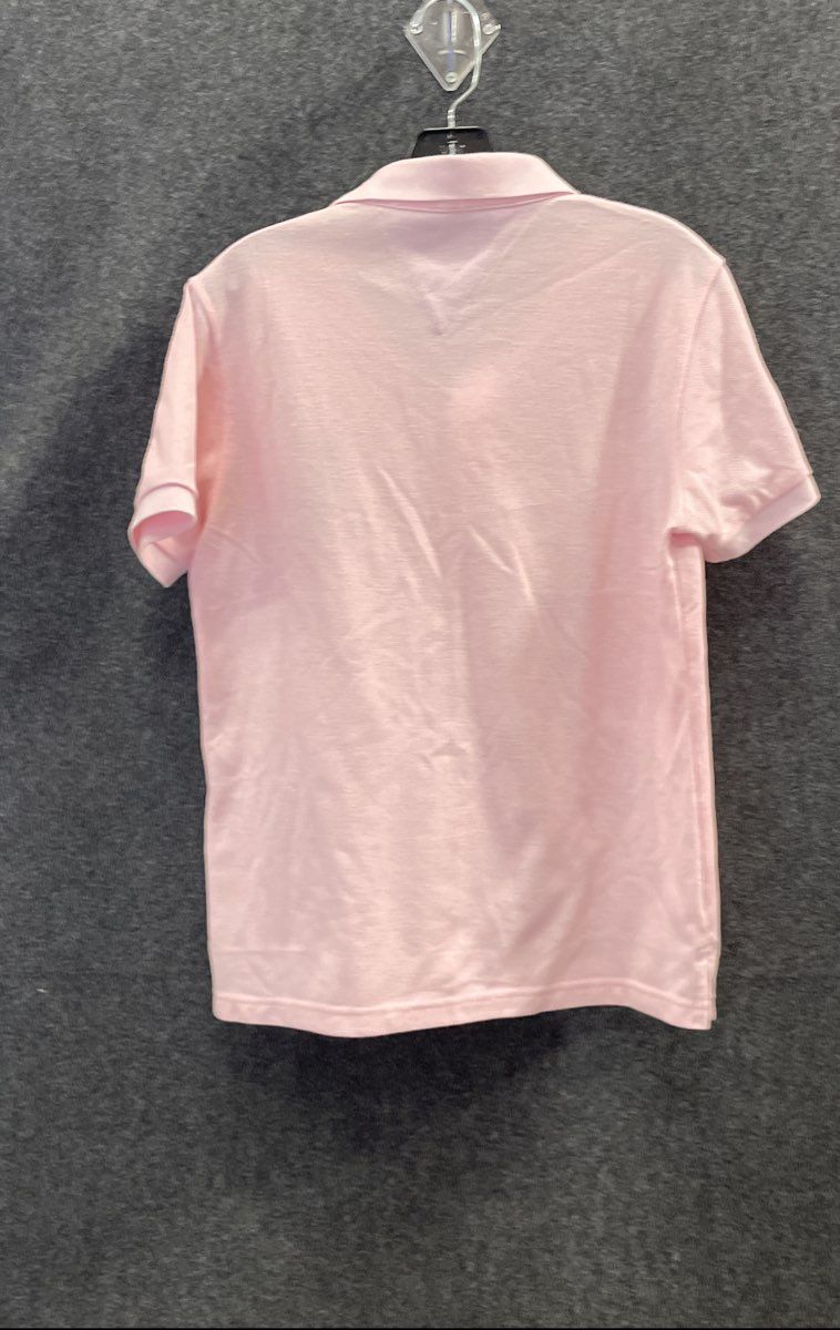 Polo Ralph Lauren Men's Pink Big Pony Polo Shirt Navy Logo Cotton Sz S