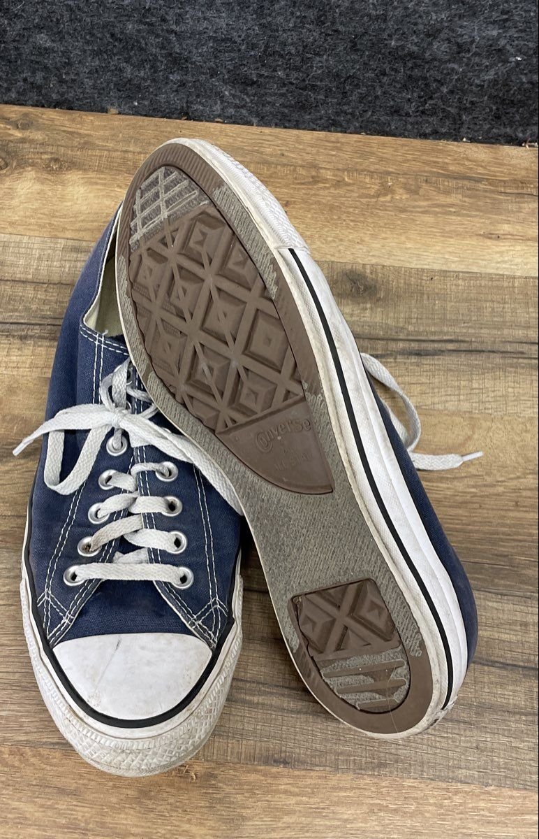 Converse Chuck Taylor All Star Low Navy Blue Canvas Sneakers Men's 9 Women's 11