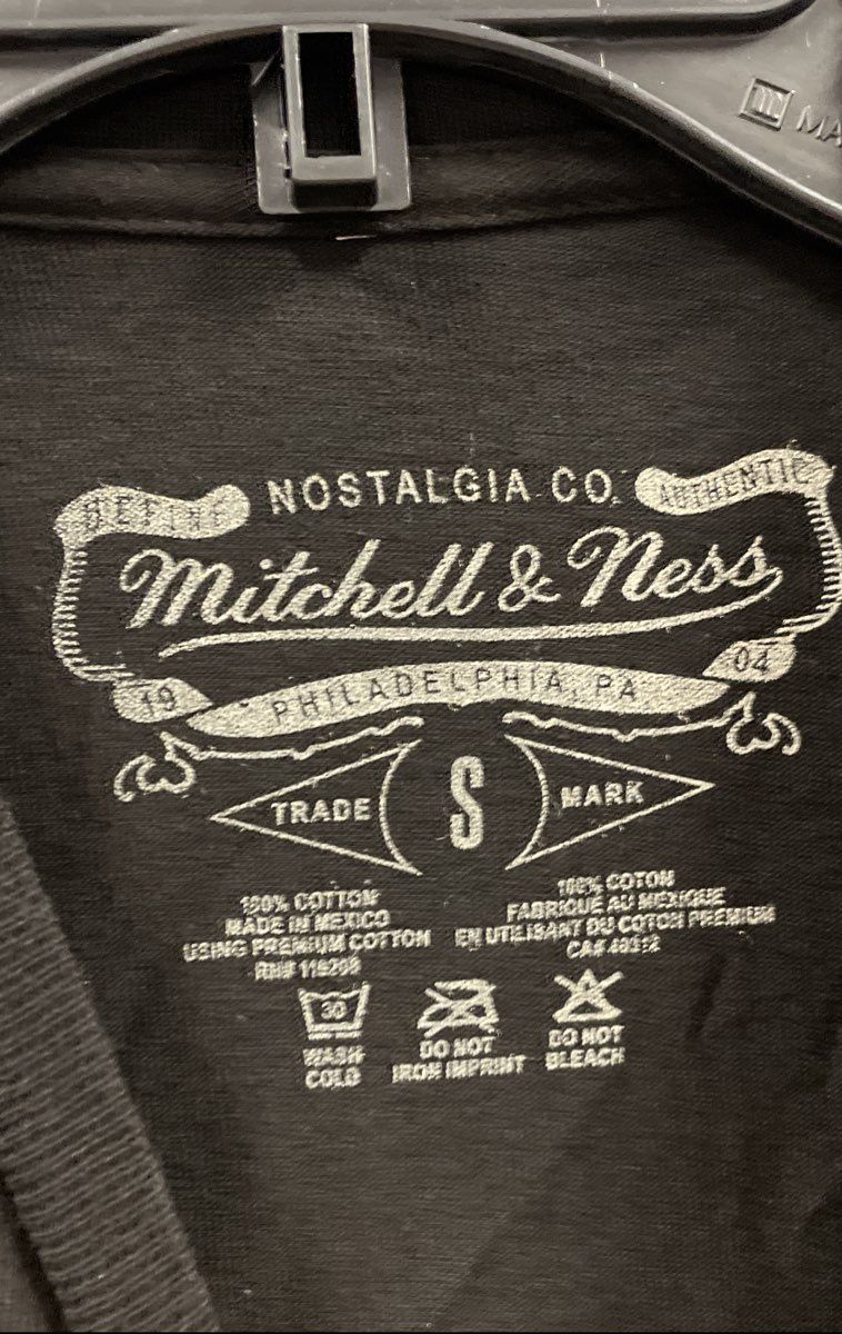 Mitchell & Ness Men's Anthony Edwards Graphic Signature Black T-Shirt Sz S NWT
