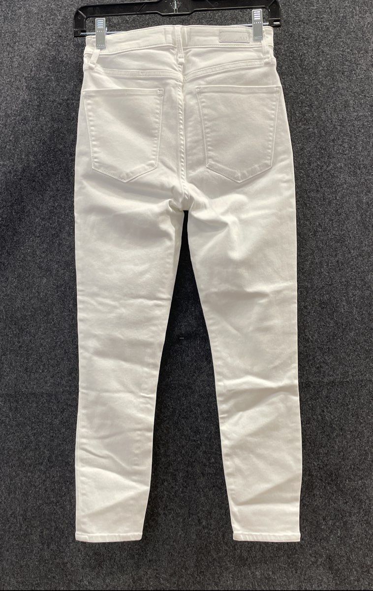 Abercrombie & Fitch Women's Simone High Rise Ankle White Pants Sz 26 2S NWT