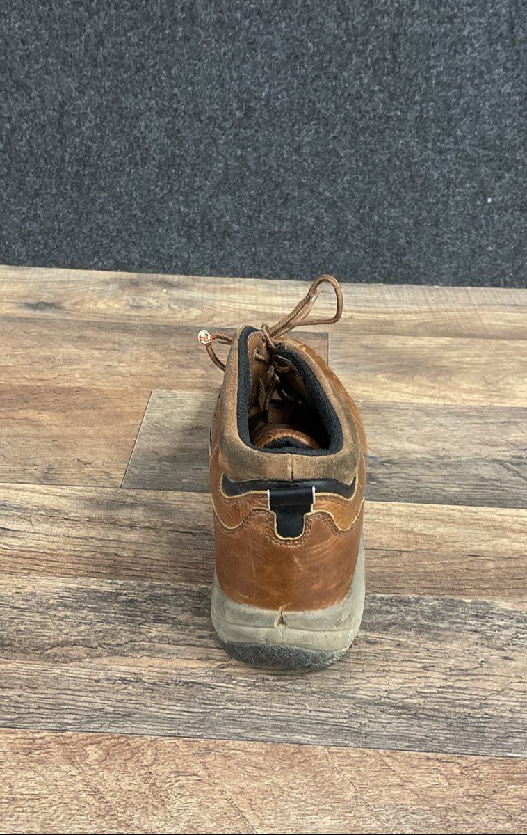 Ariat Jarrison Brown Leather Kiltie Ankle Hiking Boots Women's Size 8B