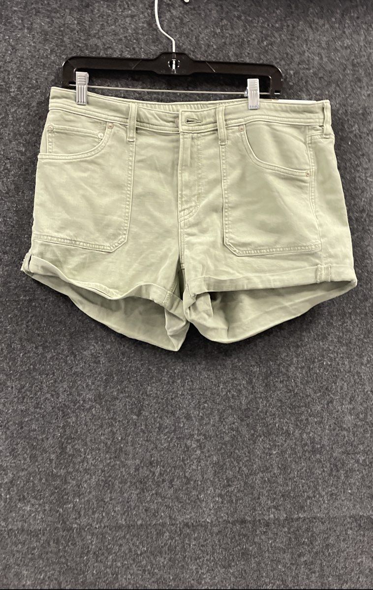 American Eagle Women's Dreamy Drape Easy Shortie Green Low Rise Stretch 12 NWT