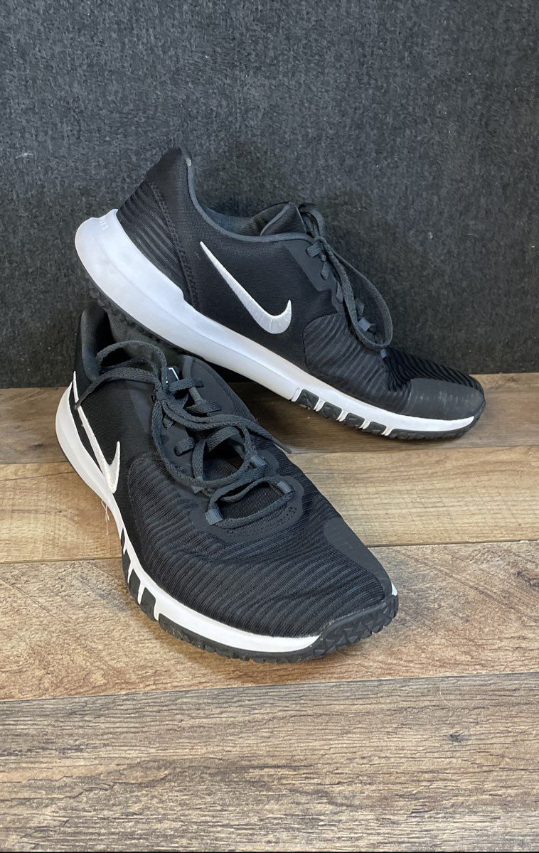 Nike Flex Experience Run 11 Next Nature Black White Running Shoes Size 11.5