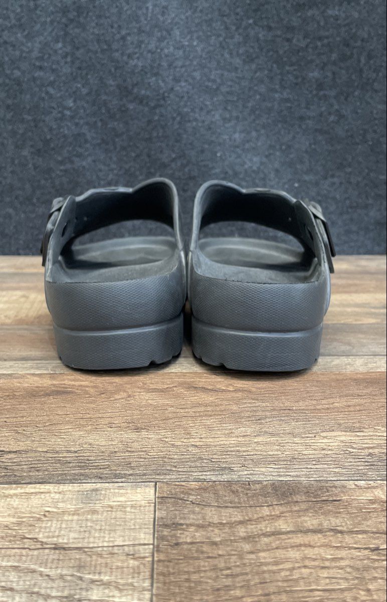Unbranded Black Double Strap Buckle EVA Foam Slide Sandals Women's Size 10