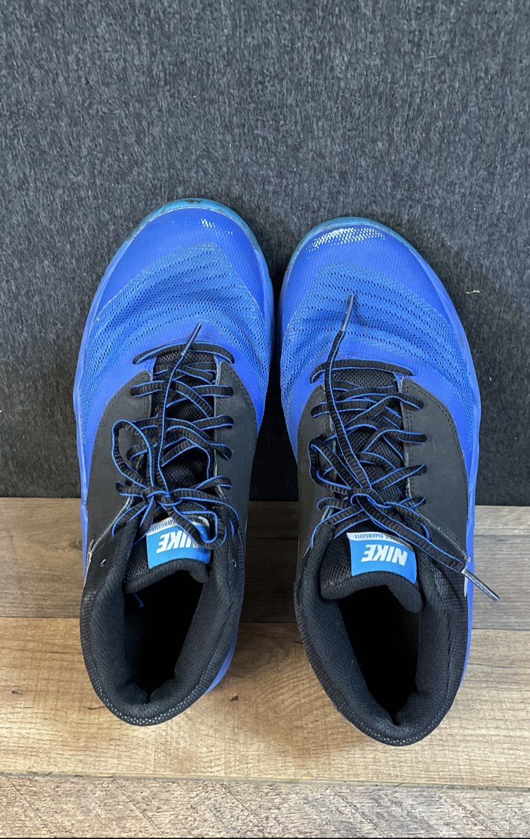 Nike Air Max Emergent Blue Black Basketball Shoes Size 9