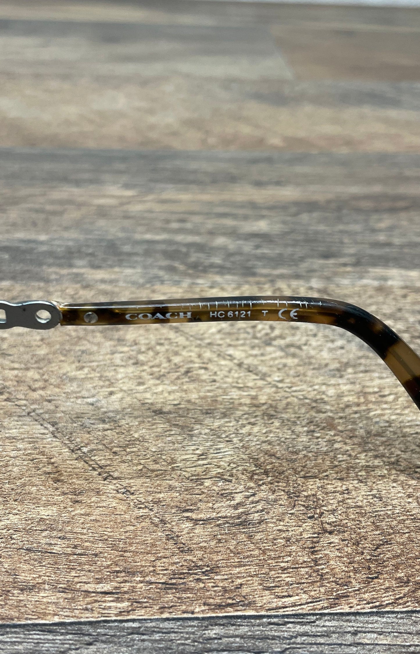 Coach Women's Eyeglasses HC 6121 Grey Green Tortoise Frames Sz 55-17-140 Case