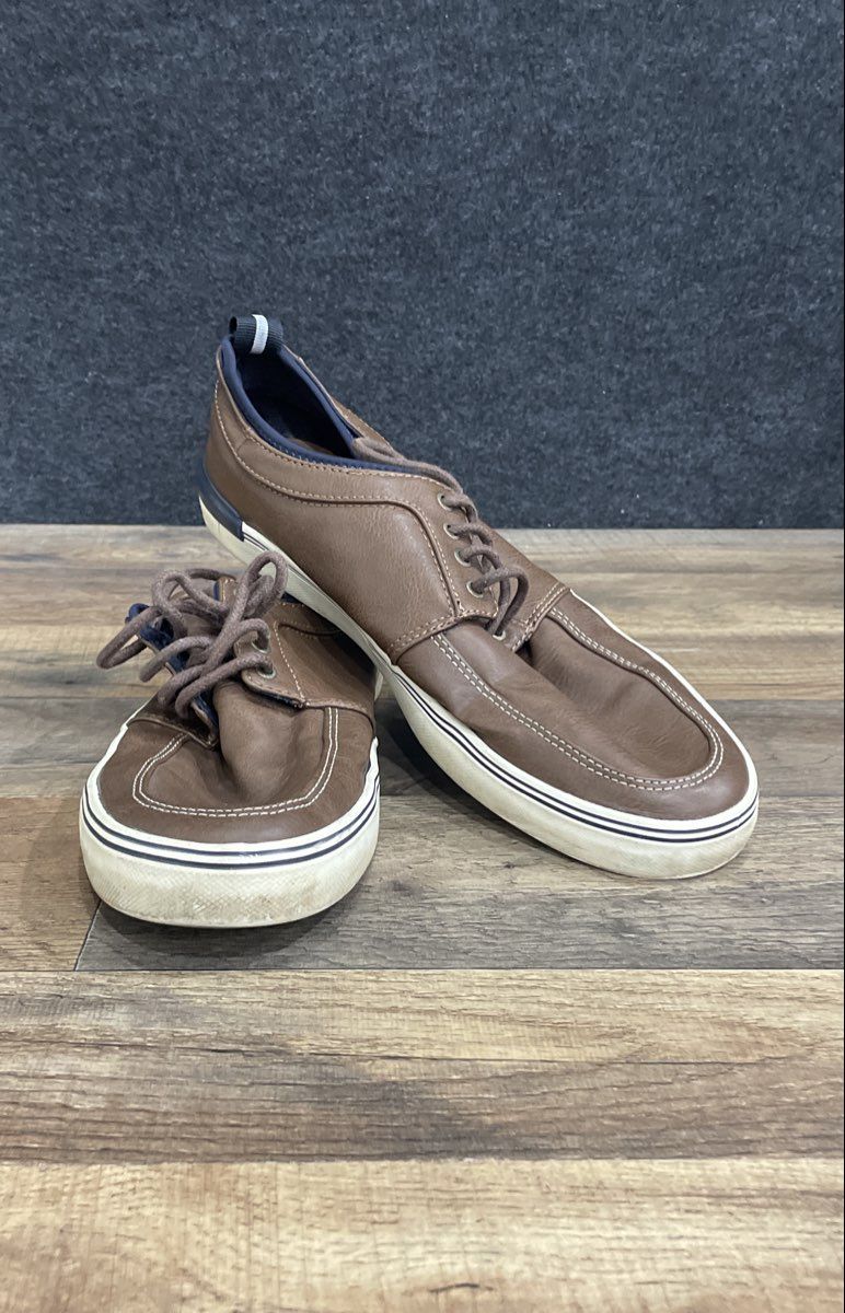 Goodfellow & Co Men's Brown Moc Toe Casual Lace Up Sneaker Shoes Size 9