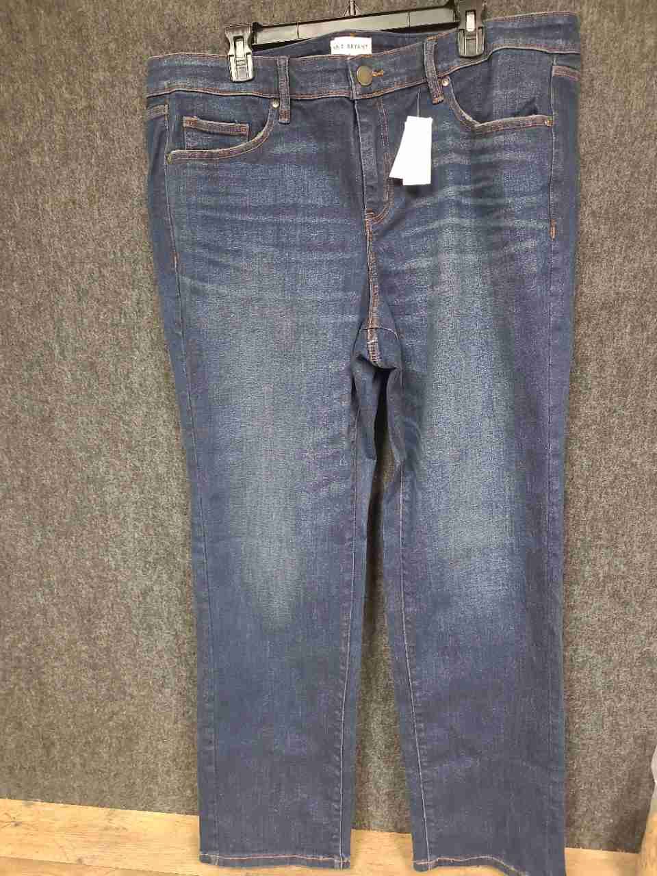 Lane Bryant Women's Dark Wash Straight Leg Stretch Denim Jeans Sz 20 NWT