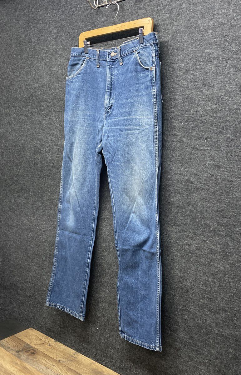 Vintage 90s Rustler Men's Made in USA Blue Denim Jeans Sz 38x34