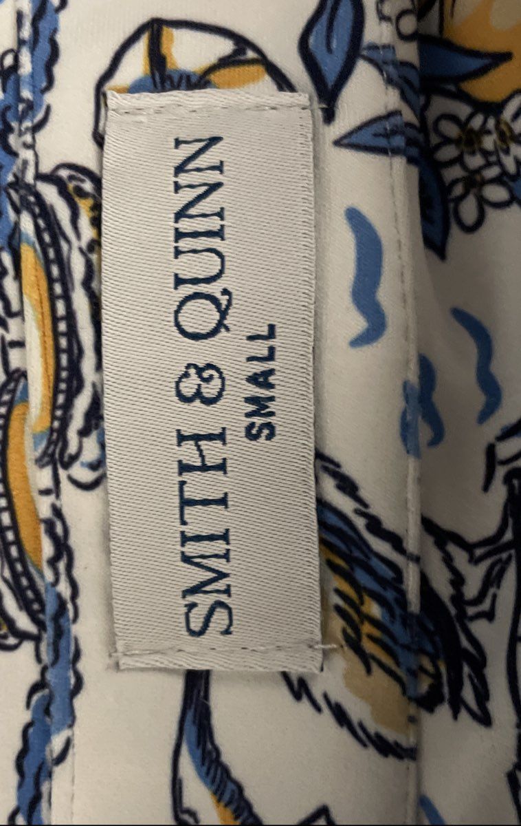 Smith & Quinn Men's Short Sleeve Button Down Shirt TPC Sawgrass Golf Sz S