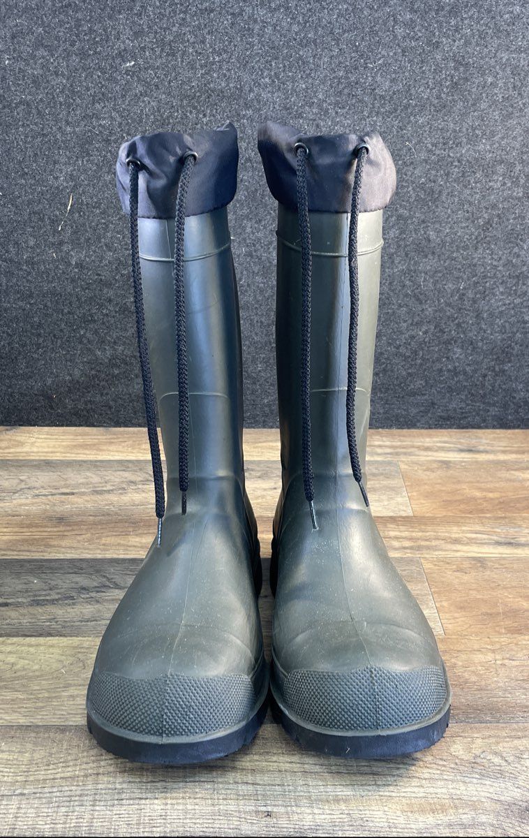 Kamik Forester Green Insulated Waterproof Rubber Winter Boots Size 7