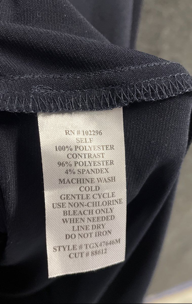 Connected Apparel Women's Navy Metallic Pleated Popover Capelet Dress Size 6
