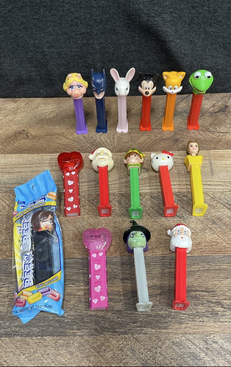 Pez Dispenser 15pc Lot Harry Potter Sealed Batman Disney Hello Kitty Holiday