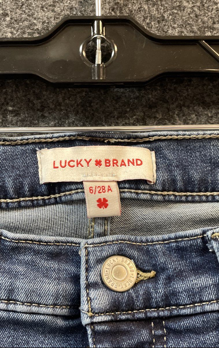Lucky Brand Women's Blue Medium Wash Stretch Skinny Jeans Sz 6/28 A