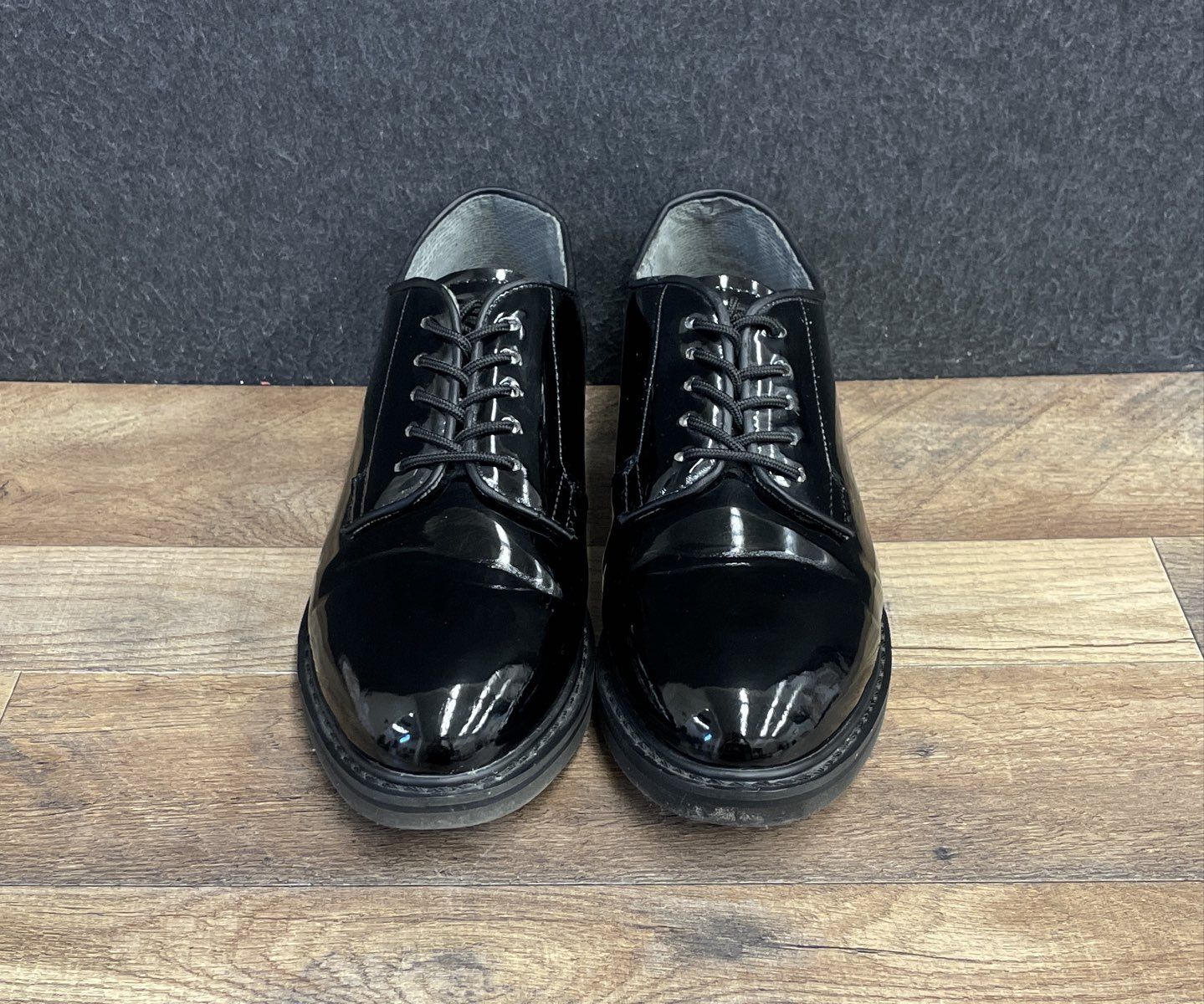 Rothco Black Hi-Gloss Lightweight Oxford Uniform Dress Shoes Men's Size 11R