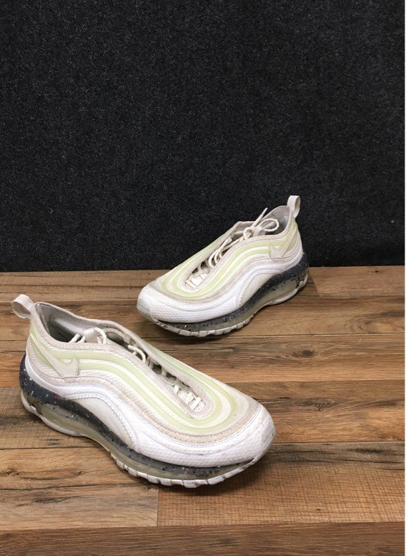 Nike Air Max 97 Next Nature White Volt Grind Sneakers Womens Size 7.5
