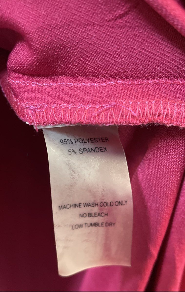 Soft Surroundings Women's Pink Paisley Floral Sharkbite Hem Tunic Shirt Sz L