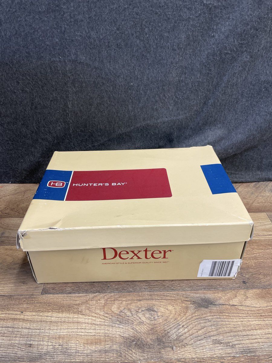 Dexter Micah SO Black Square Toe Slip On Loafers Dress Shoes Size 10