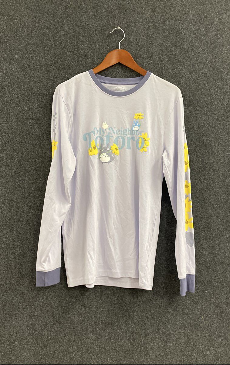 Her Universe Women's My Neighbor Totoro Lavender Graphic Shirt Sz M