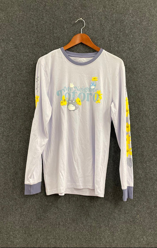 Her Universe Women's My Neighbor Totoro Lavender Graphic Shirt Sz M