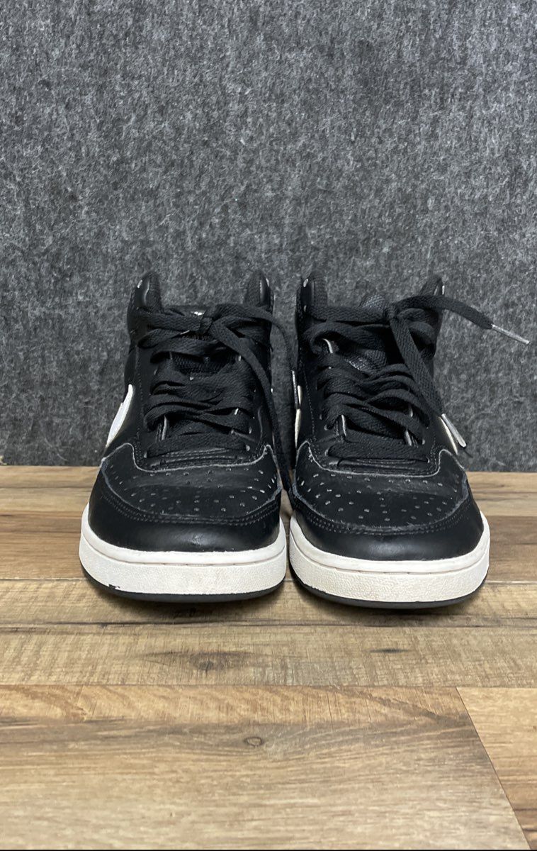 Nike Court Vision Mid Next Nature Black White Women's Sneakers Size 7