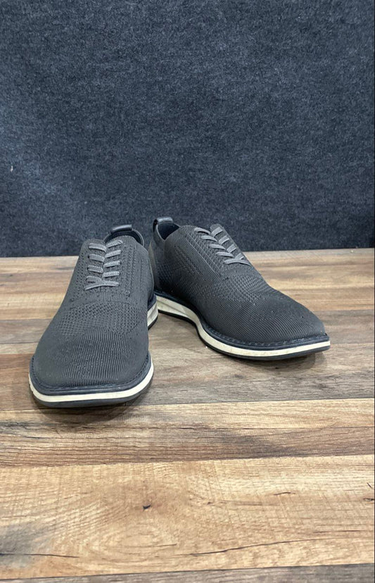 Mix No. 6 Balan Dark Grey Knit Oxford Hybrid Sneakers Men's Size 9.5