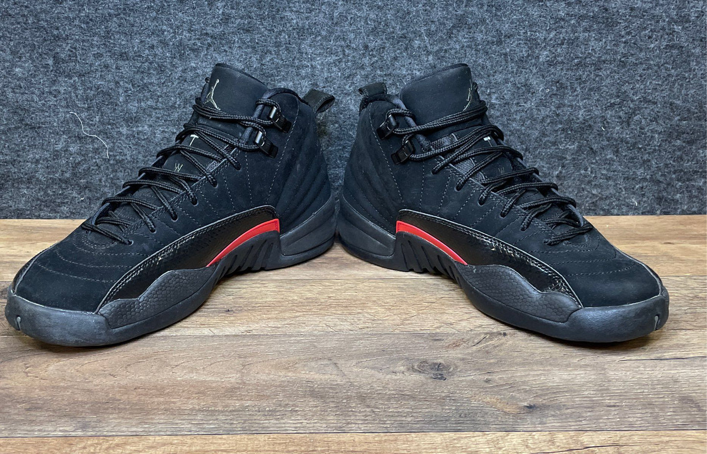 Air Jordan 12 Retro Deadly Pink Black Girls GS Sneakers Size 6.5Y