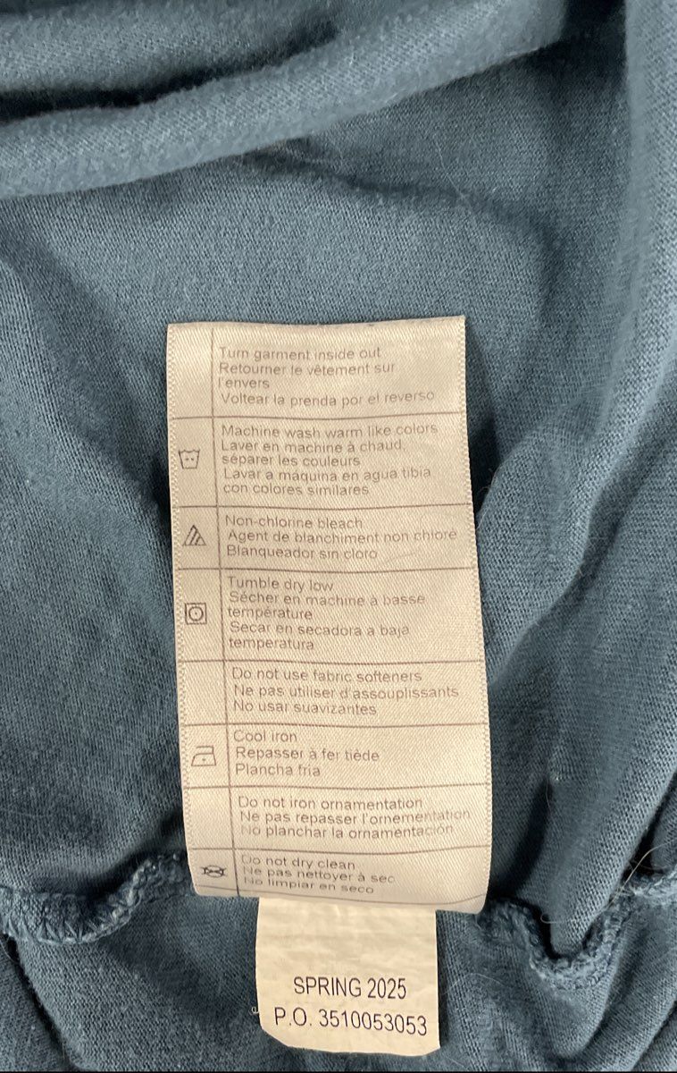 Carhartt Men's Blue Relaxed Fit Short Sleeve Pocket T-Shirt Back Logo Sz 2XL