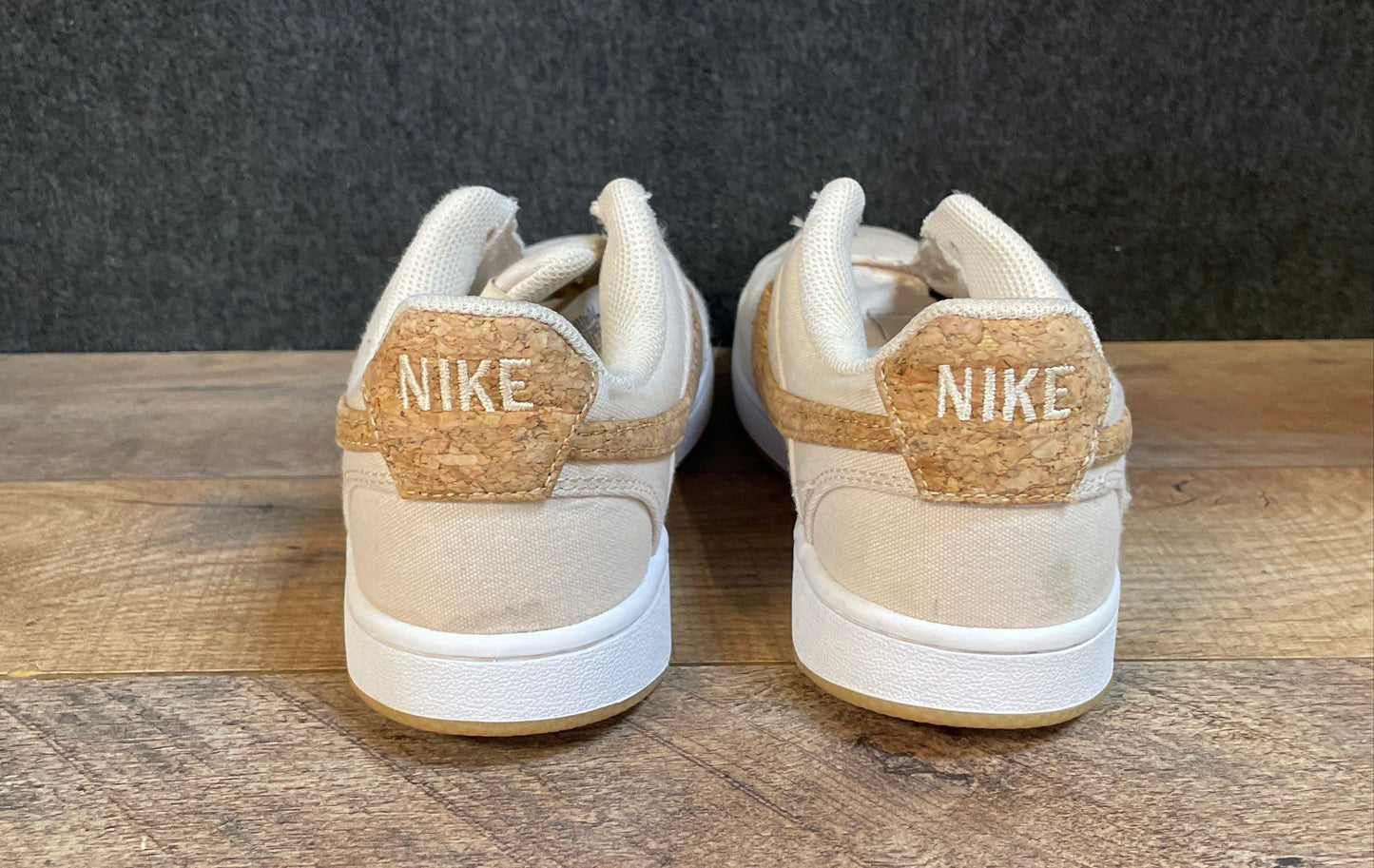 Nike Court Vision Low Sail Light Bone Cork Women's Lifestyle Sneakers Size 6