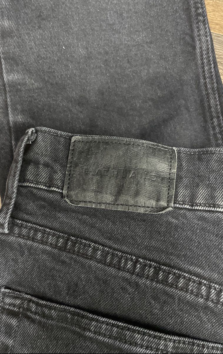 Everlane Women's The Original Cheeky Jean Washed Black High Rise Sz 25 Regular