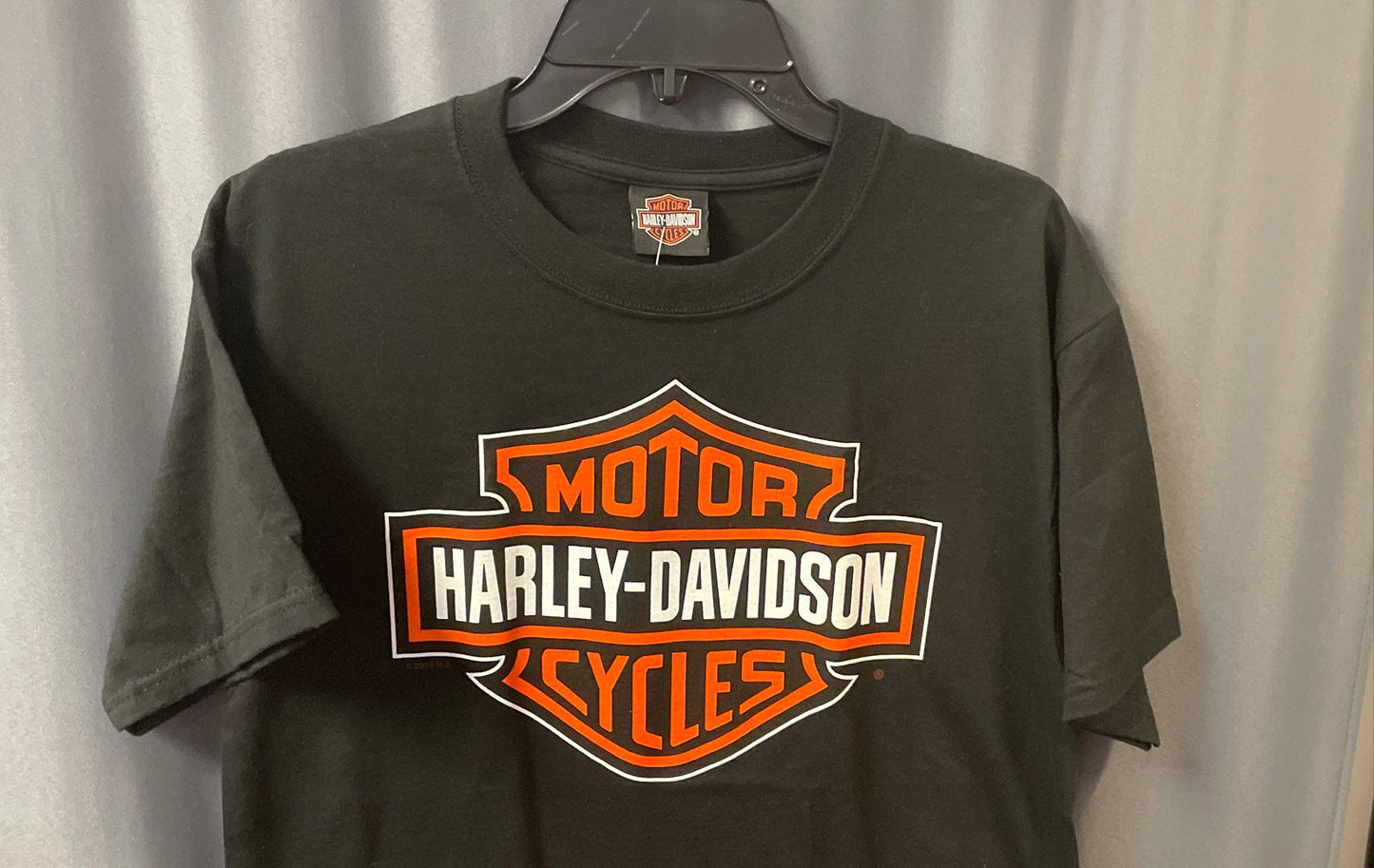 Harley-Davidson Quantico VA Military Carrier Logo T-Shirt NWT Black Sz M