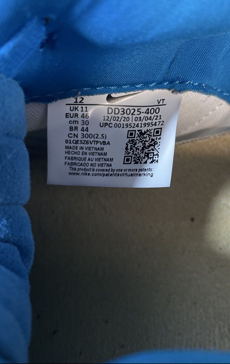 Nike Air Max Pre-Day Be True Blue Rainbow DD3025-400 Men's Sneakers Size 12