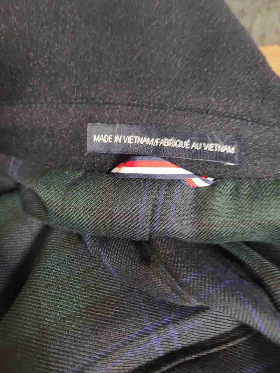 Tommy Hilfiger Men's Navy Double Breasted Pea Coat Jacket Sz 38S