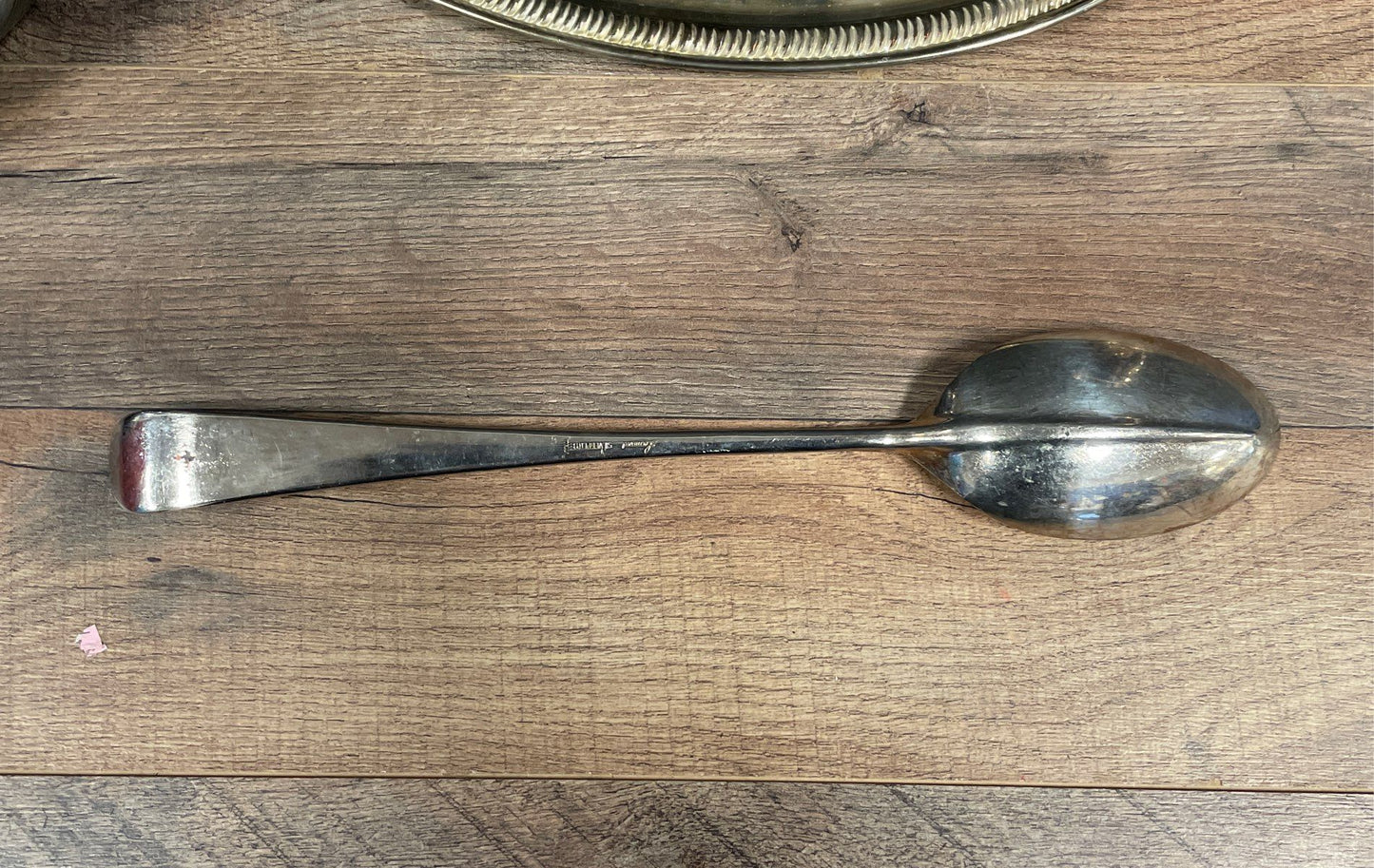Vintage Silver Plate Holloware Serving Lot 4 Piece Tureen Tray Cup Spoon