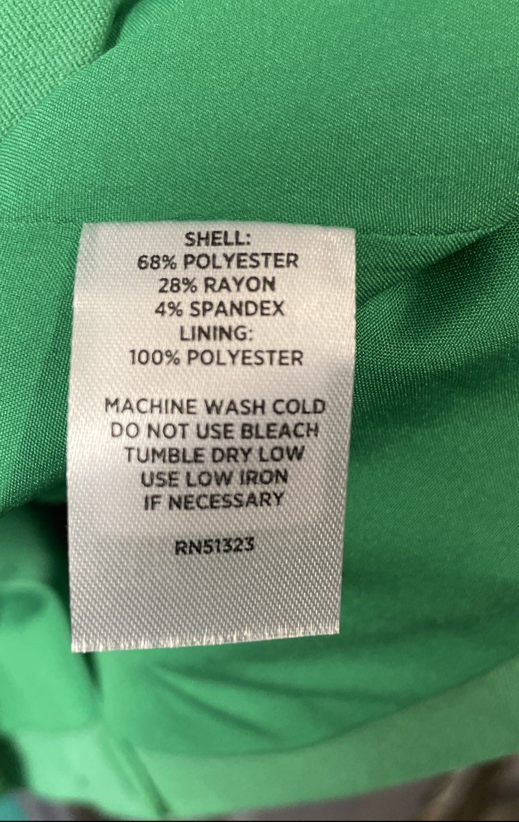 Halogen Women's Vivid Green Single Button Blazer NWT Sz 18W