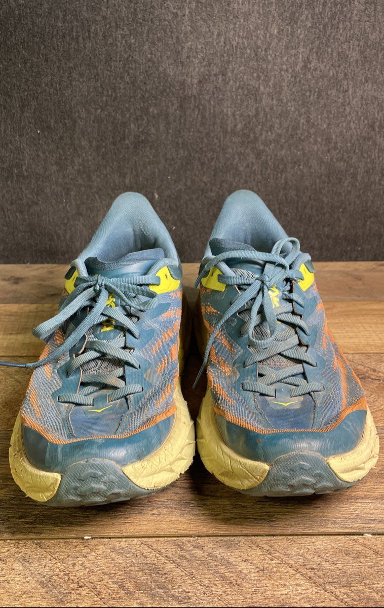 Hoka Speedgoat 5 Blue Coral Evening Primrose Trail Running Shoes Men's Size 11