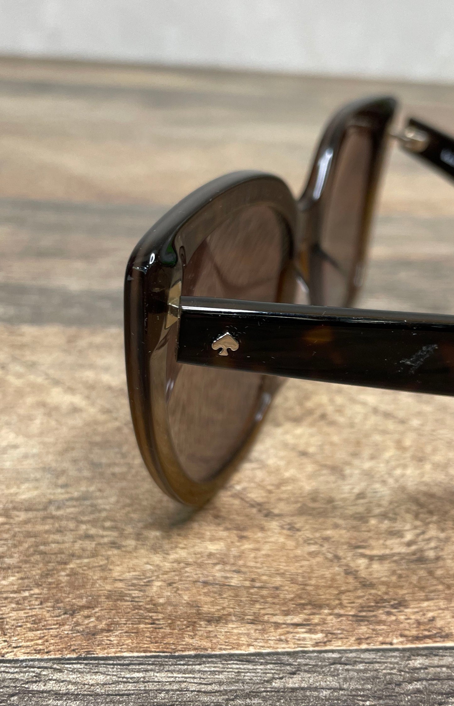 Kate Spade Tortoise Kiyanna/S Cat Eye Sunglasses Brown Gradient Lens Hard Case