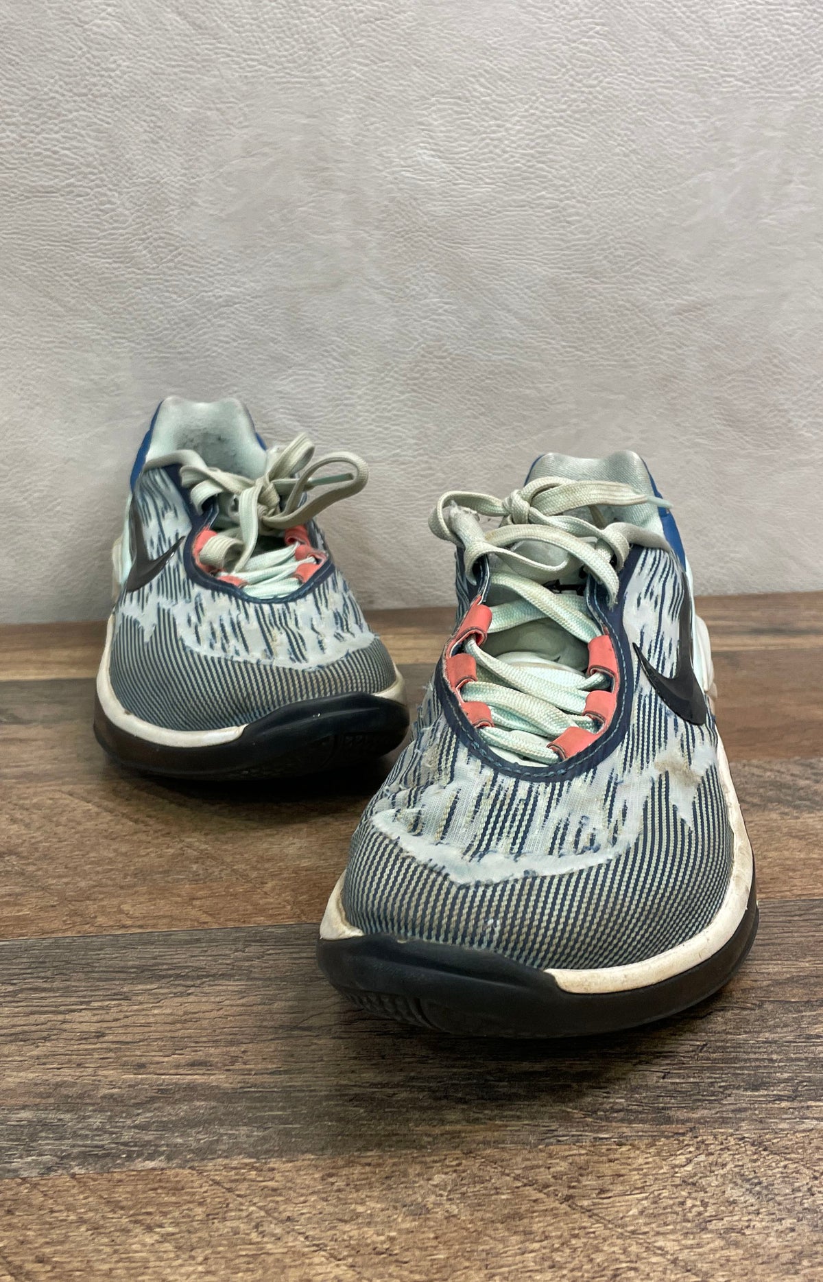 Nike Giannis Immortality Blue Black Orange Basketball Shoes Size 8