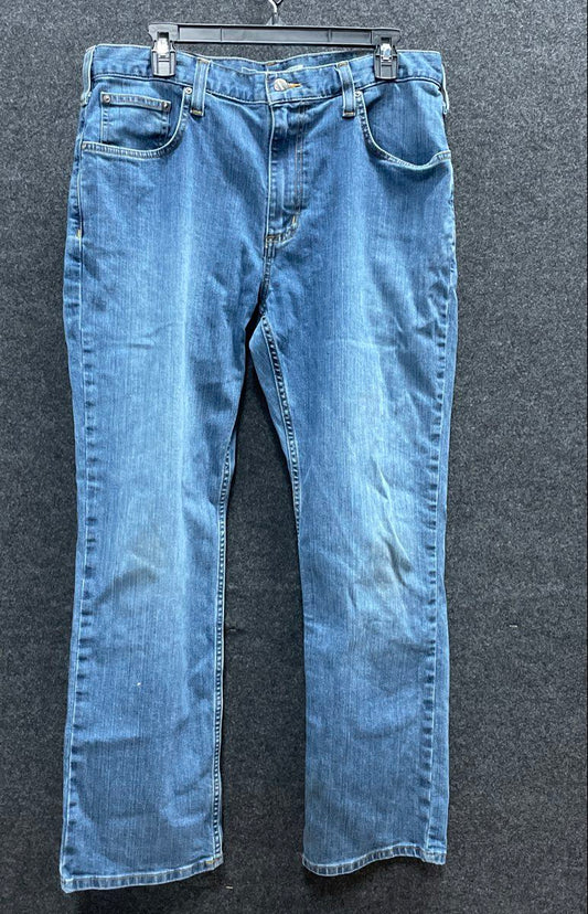 Carhartt Men's Blue Rugged Flex Relaxed Fit Straight Leg Jeans Sz 36x30