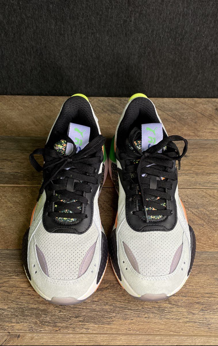 Puma RS-X Fourth Dimension White Multi-Color Sneakers Child's Size 6C