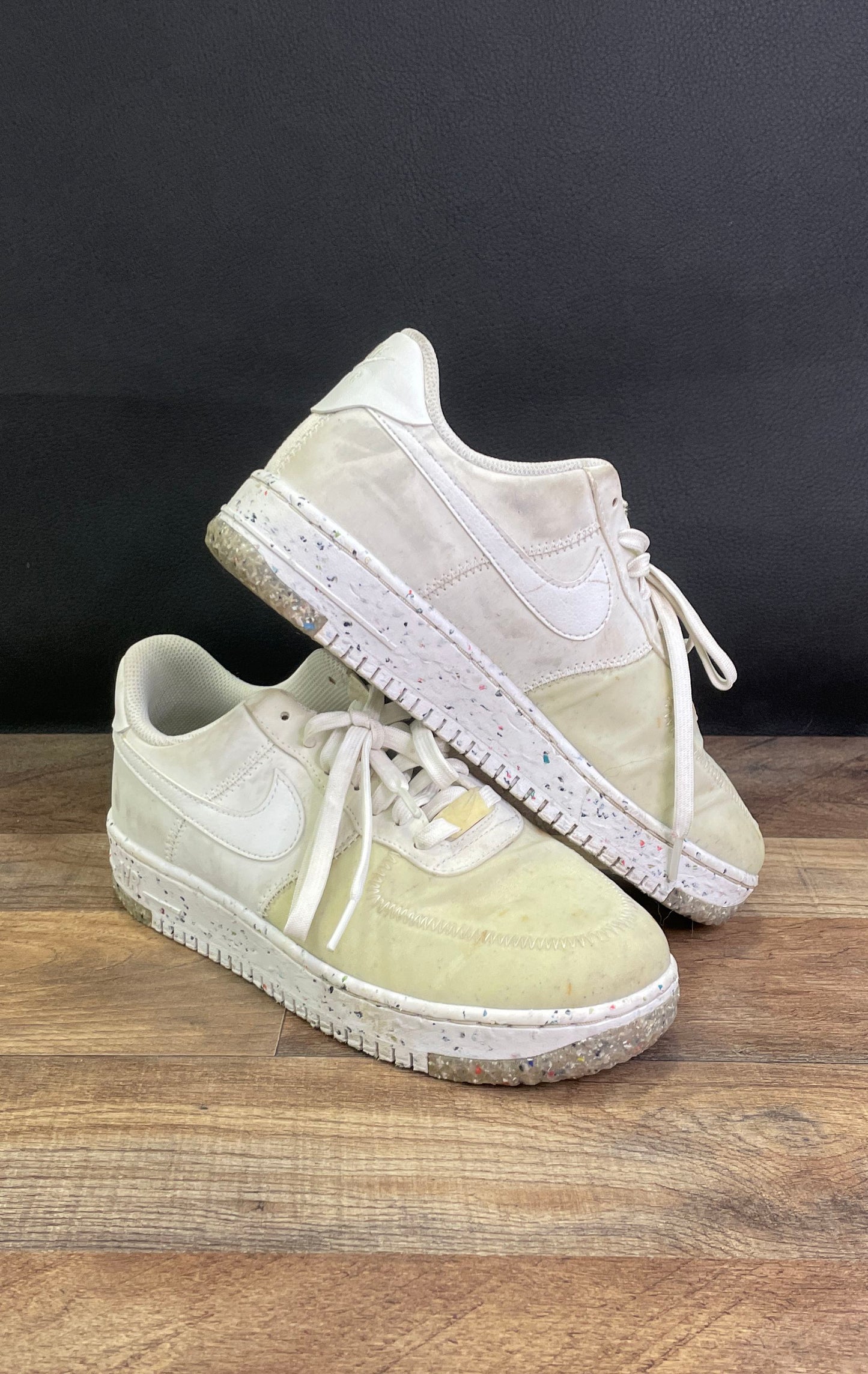 Nike Air Force 1 Crater Summit White Barely Volt Sneakers Women's Size 7.5