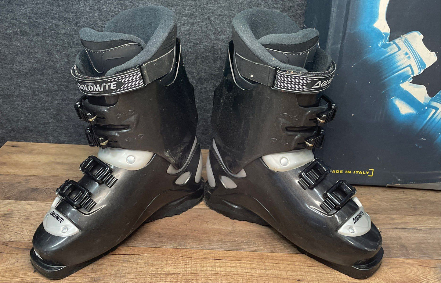 Dolomite Epix Ski Boots Size 28.5 Mondo 325mm Walk Ski Mode Black With Box