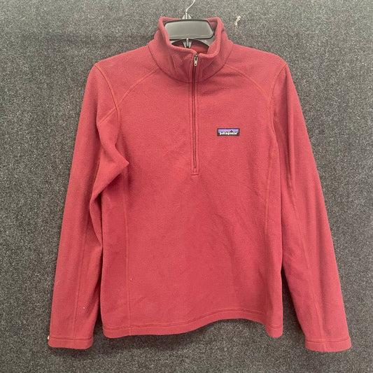 Patagonia Women's Micro D 1/4 Zip Fleece Pullover Maroon Burgundy Sz S