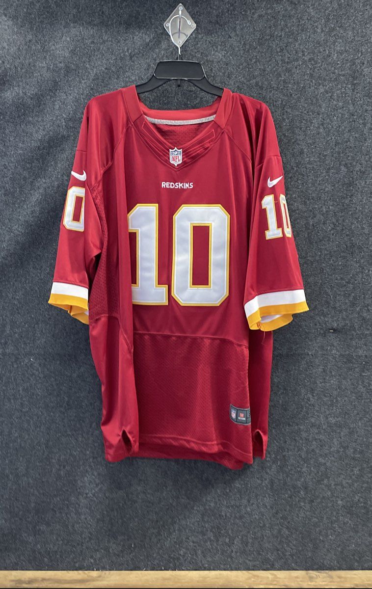Nike Men's Washington Redskins Robert Griffin III #10 Football Jersey Red Sz 56
