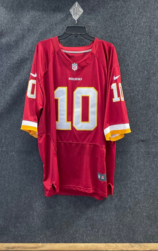 Nike Men's Washington Redskins Robert Griffin III #10 Football Jersey Red Sz 56
