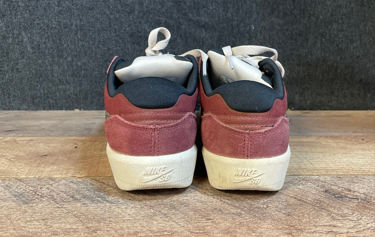 Nike SB Force 58 Brick Red Suede Low Top Skate Shoes Size 8