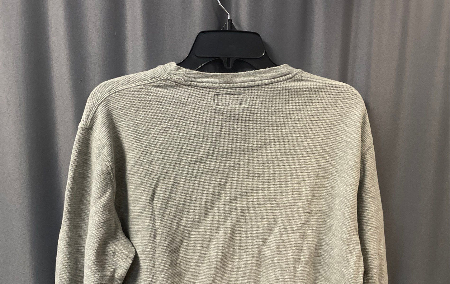 Polo Ralph Lauren Men's Gray Waffle Knit Thermal Long Sleeve Shirt Sz XL