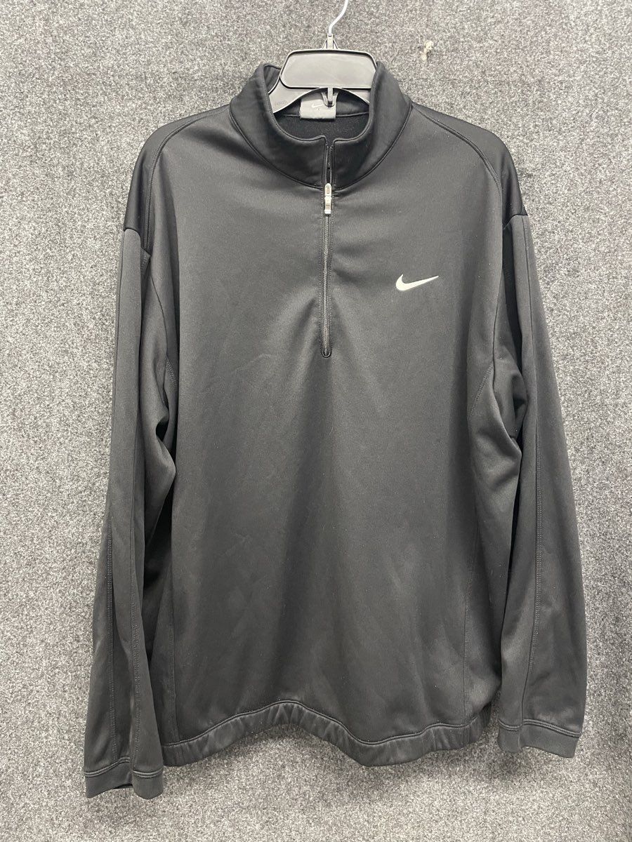 Nike Golf Men's Black Tour Performance Therma-FIT 1/4 Zip Pullover Sz XL